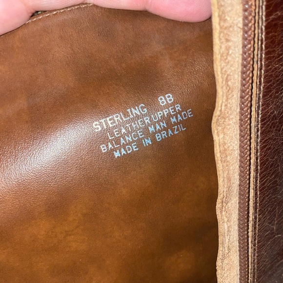 Chocolate brown knee high boot heels - Picture 4 of 4